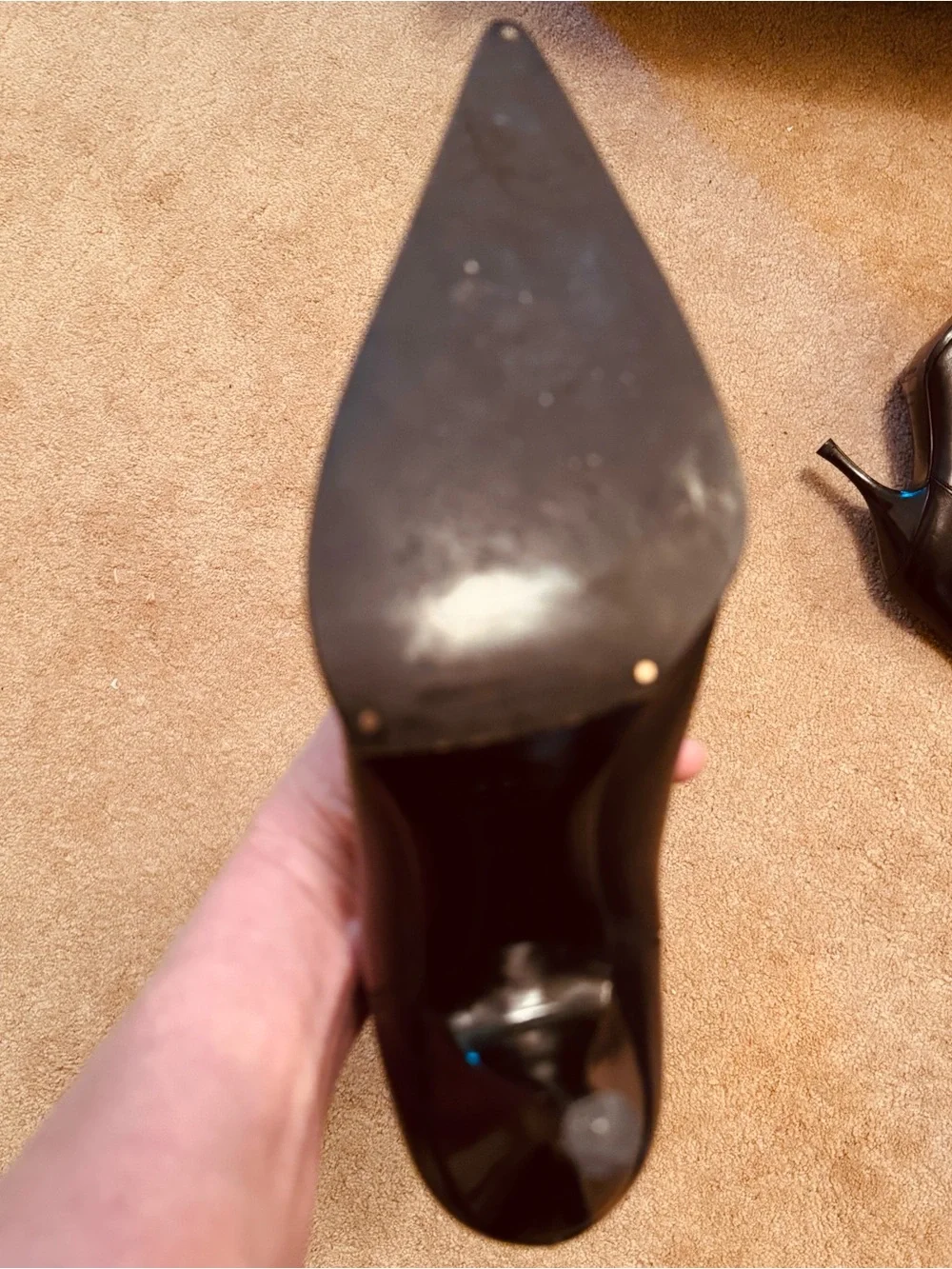 Sergio Rossi (Vero Cuoio)Black Calf Leather Over-the-Knee Stiletto Boots